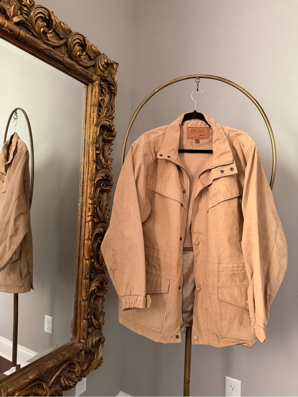 NWOT Outback Trading Company Men’s Tan Jacket